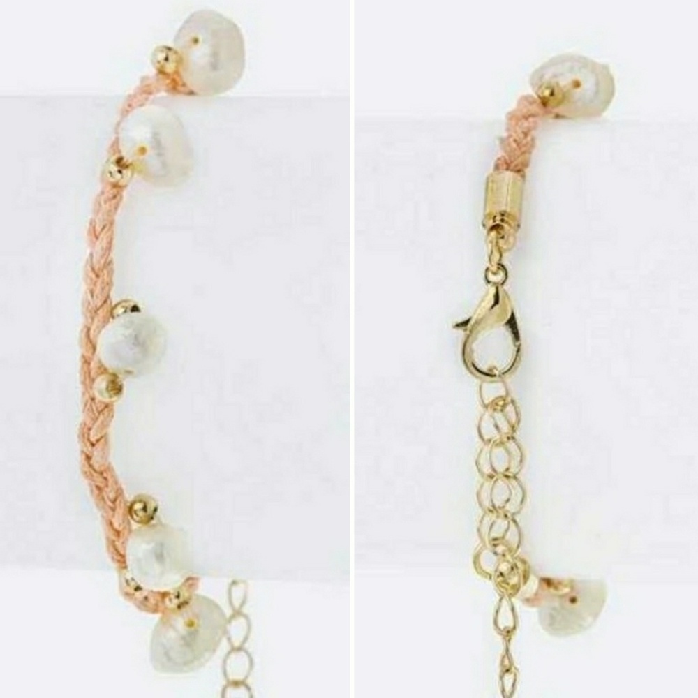 ⬇💥SALE!💥 Braided Culture Pearls Bracelet